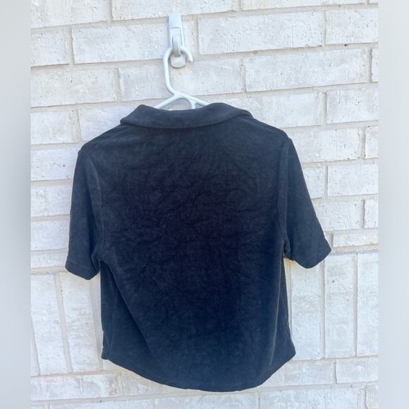 Terry Cloth Button-up - Picture 2 of 2